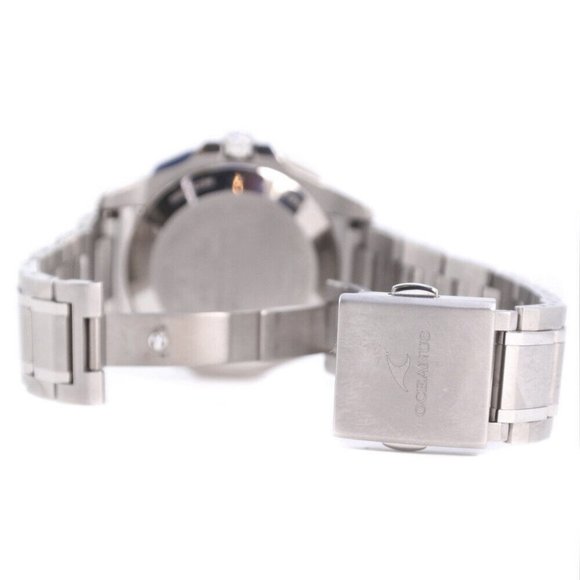 CASIO OCW-G1200-1AJF GPS Oceanus Watches blue/black titanium Solar Powered. - Picture 4 of 8